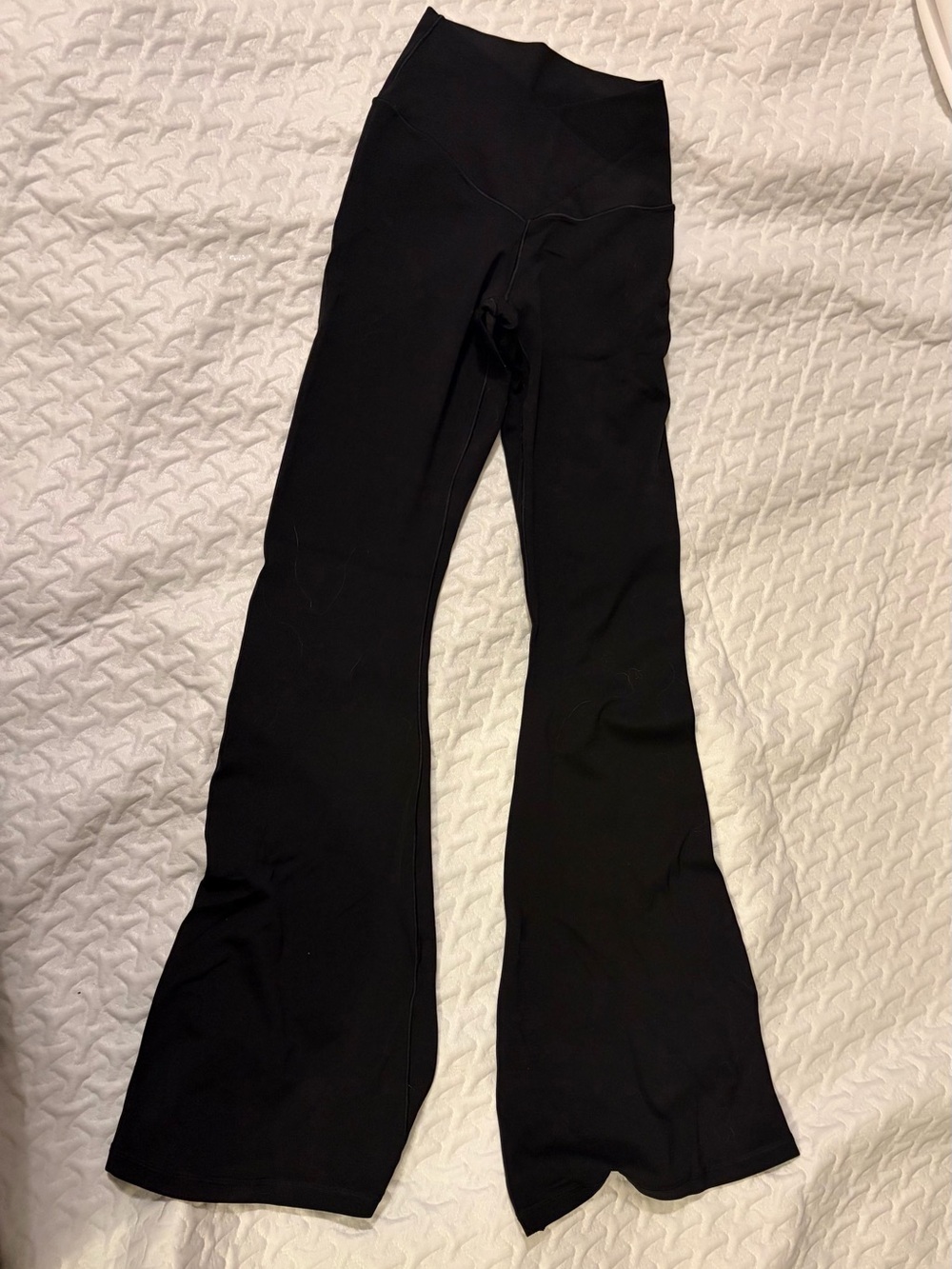 aerie Black Flared High-Rise Leggings